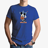 Футболка чоловіча JHK "Mickey Mouse Adidas" 5XL Синій