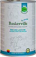 Влажный корм для собак Baskerville Holistic Rind und Lachs Лосось и говядина 800 г (4250231541889)