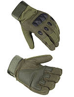 Тактические перчатки полнопалые Military M Олива (1275) IN, код: 8169020
