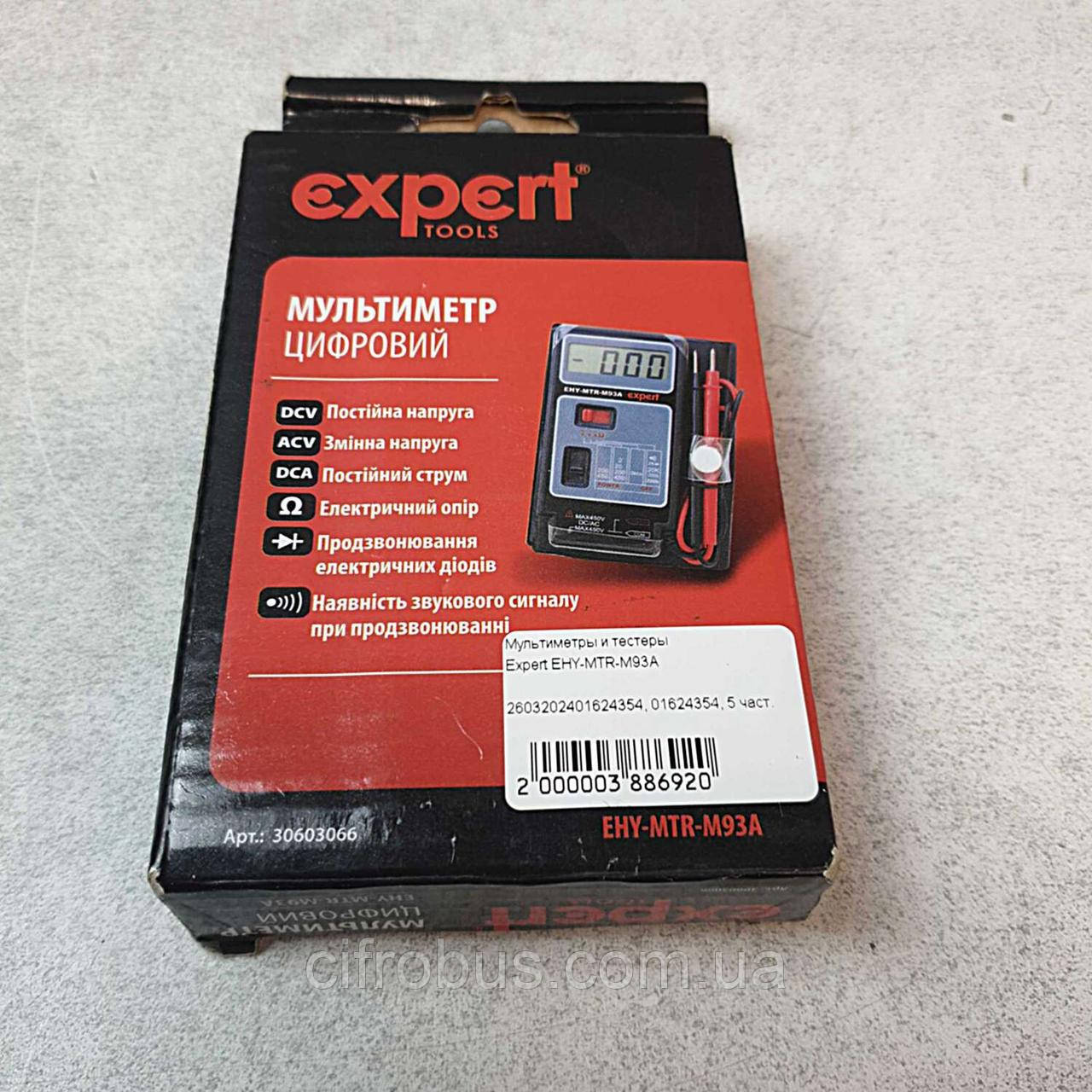 Мультиметр тестер Б/У Expert EHY-MTR-M93A