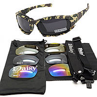 Тактические защитные очки Daisy X7 Камуфляж ударостойкие 4 сменные линзы IN, код: 8447023