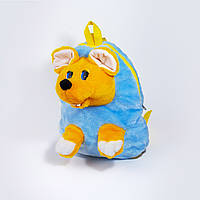 Рюкзак детский Zolushka Мышка 32см голубо-желтый (ZL2671) IN, код: 2606319
