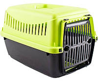 Контейнер-переноска для собак и кошек MP Bergamo Gipsy XS 39x26x25 см Green (8058093272776) QT, код: 8243071
