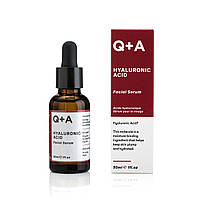 Сироватка для обличчя гіалуронова кислота Q+A Hyaluronic Acid Facial Serum 30 мл DH, код: 8289770