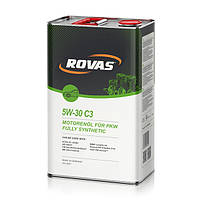 Моторное масло Rovas 5W-30 С3 синтетика 5 л (75902) IN, код: 8294577