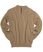 Светр тактичний Mil-Tec SWISS Coyote Army Sweater With Zipper 10809505 S IN, код: 8374998