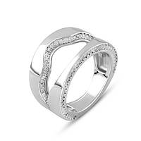 Серебряное кольцо SilverBreeze с фианитами (2031581) 16.5 размер GG, код: 5526662