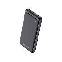 Универсальная мобильная батарея ColorWay Slim PD 10000mAh Black (CW-PB100LPG3BK-PD) QT, код: 8381368