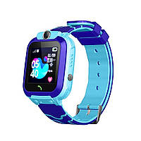 Детские умные смарт часы XO H100 IP67 2G 400mAh iOS Android LCD Синий IN, код: 8404030
