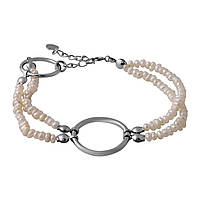 Срібний браслет SilverBreeze з натуральними перлами барочним (2069997) 1720 розмір GG, код: 6486040