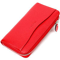 Женское портмоне на молнии из натуральной кожи Tony Bellucci 21972 Красный GG, код: 8323709