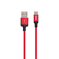Кабель USB Hoco X14 Times Speed USB Micro USB 2m Червоний GG, код: 7509399