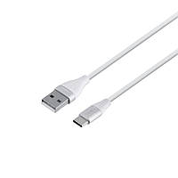 Кабель USB Remax RC-075a Jell USB - Type C 1m 2.1А Белый GG, код: 7603250