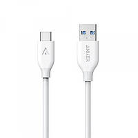 Кабель Anker Powerline USB-C to USB-A 3.0 - 0.9м V3 White (6358045) GG, код: 1871541