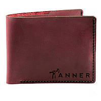 Гаманець Tanner Wallet Coins 12 х 9,5 см Бордовый GG, код: 6875851