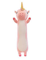 Мягкая игрушка плюшевая подушка UKC Единорог-батон 90 см Розовый NX, код: 8124188