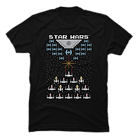 Футболка Pixel Wars - Rebels vs Empire unisex