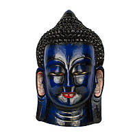 Маска Ручная Работа Непальская Будда Медицины 48х29х14,5 см Синий (25280) NX, код: 2455505