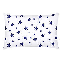 Евро наволочка Cosas BIG BLUE STARS Ранфорс 50х70 см NX, код: 7691751