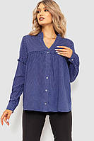 Блуза жіноча в горох синій 102R306 Ager XS-S NX, код: 8233035