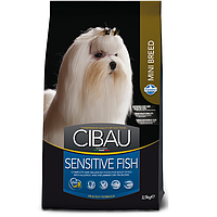 Фарміна дог сух CIBAU SENSITIVE ADULT MINI з чутливим травленням з рибою 2,5 кг 30962