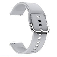 Ремешок BeWatch New 20мм для Samsung Galaxy Watch 42мм \ Samsung Galaxy watch Active Серый (1 NX, код: 1286299