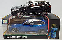 Машинка BMW X5 модель 1:24 NEWAO Toys. Металл, звук, свет.