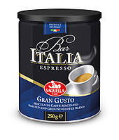 Кофе молотый Saquella Bar Italia Gran Gusto 250 г UP, код: 7886514