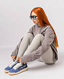 Жіночі кросівки Adidas Forum 84 Low "Off White" Navy White New, фото 8