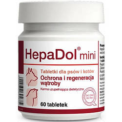 Долфос Гепадол міні (HepaDol mini) для собак і кішок, 60 табл., 20 гр.