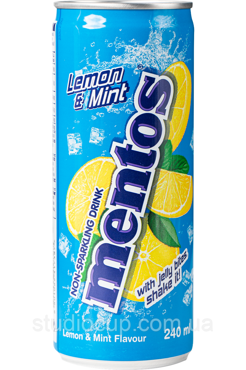 Напій MENTOS Lemon & Mint With Coconut Jelly 240 мл