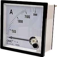 Аналоговый амперметр CNC YC-А96 1200/5А 1,5 АС 96x96мм (Б00029903)