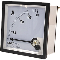 Аналоговый амперметр CNC YC-А96 150/5А 1,5 АС 96x96мм (Б00038396)