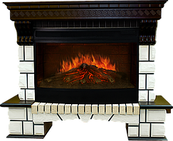 Елекрокамін із порталом Cegla+P33W Crete венге (каміноккомплект) 