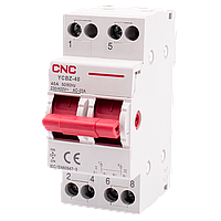 Модульный переключатель нагрузки CNC YCBZ-40 2P 40A 1-0-2 240/415В (Б00042226)