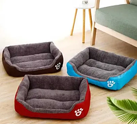 Лежанка пуфик для котів та собак, глибока 53х47см ЗТК