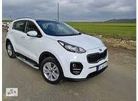 Боковые пороги OEM V1 для Kia Sportage 2015-2021 гг