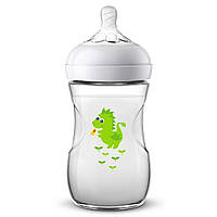 Бутылочка пластик Philips Avent Natural "Dragon", 260мл, 1м+