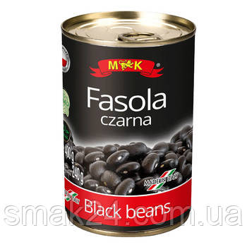 Квасоля чорна M&K Fasola Czarna 400г/240г Польща