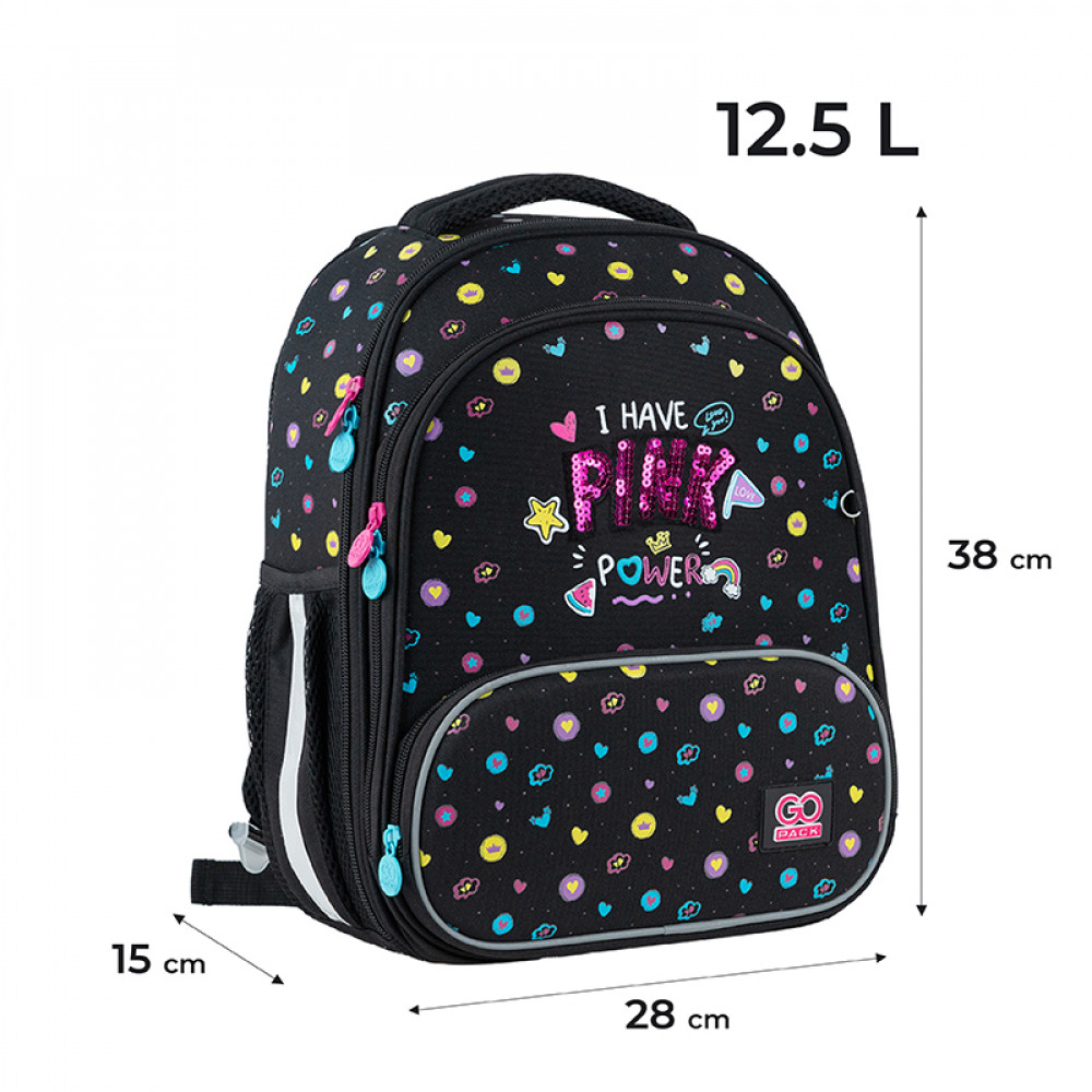 Рюкзак каркасний GoPack Education Pink Power GO24-597M-2