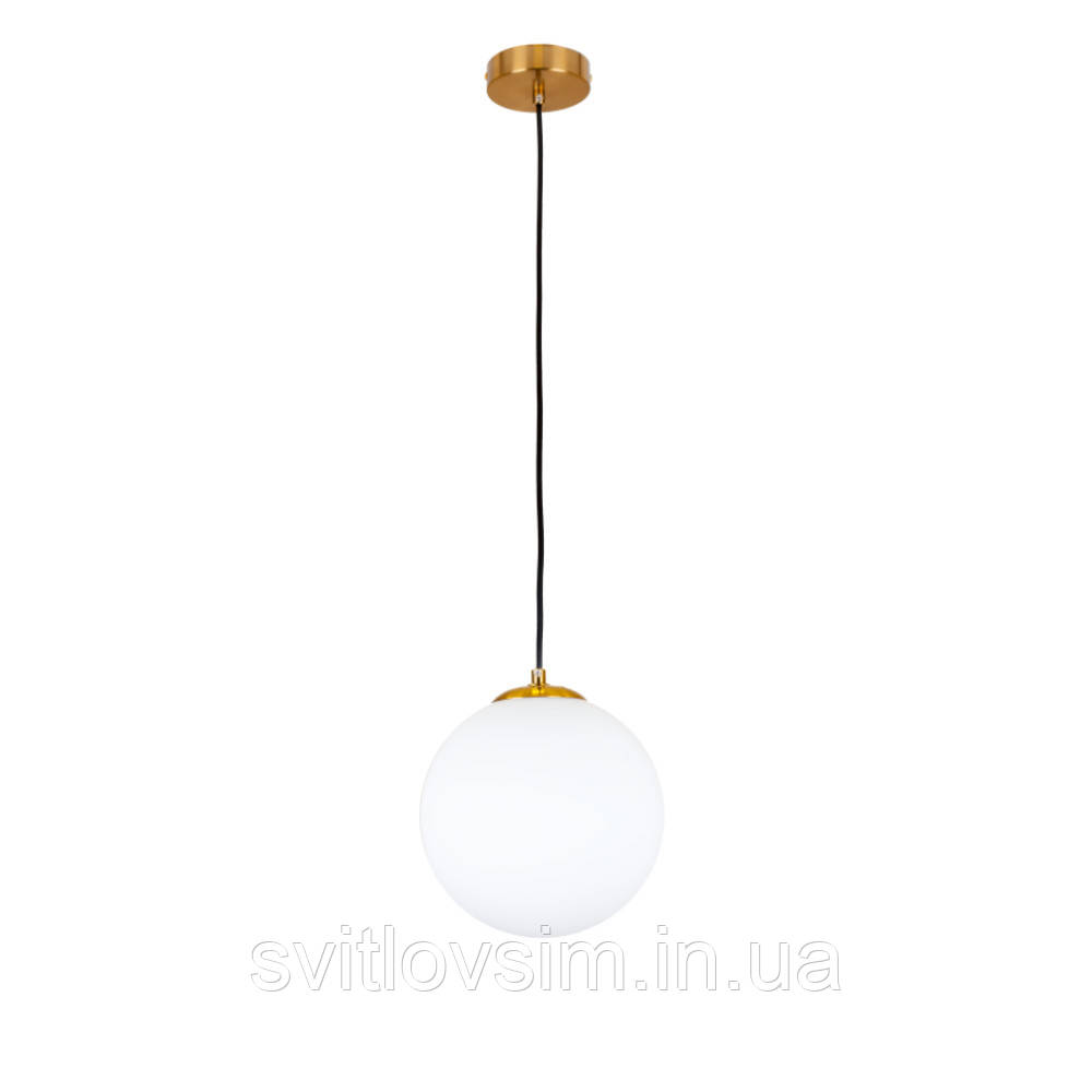 Підвісний світильник 756glass200F-1 BRZ+WH, фото 1