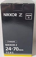 Объектив: Nicon Z 24-70mm f/2.8 S G IF ED Z