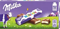 Шоколад Мілка Мілкініс з молочною начинкою Milka Milkinis 87,5 г