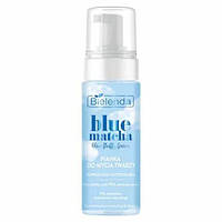 Увлажняющая и очищающая пенка для лица Bielenda Blue Matcha