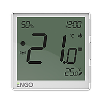 Интернет-терморегулятор скрытого монтажа ZigBee 3.0 ENGO EONE230W, 230В белый