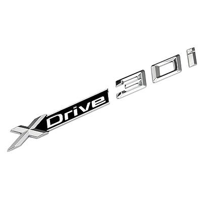 Шильдик емблема на крило Xdrive 30I BMW BMW E53 E70 F15 G05 X3 X4 X5 X6 X7 колір хром, фото 1