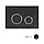 Комплект: Qtap Nest ST Інсталяція для унітаза 4в1 ( Клавіша кругла Black mat 150х220х13mm), фото 4