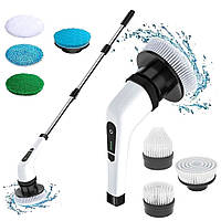 Акумуляторна щітка для прибирання 9в1, Cleaning Brush / Щітка електрична для миття з насадками