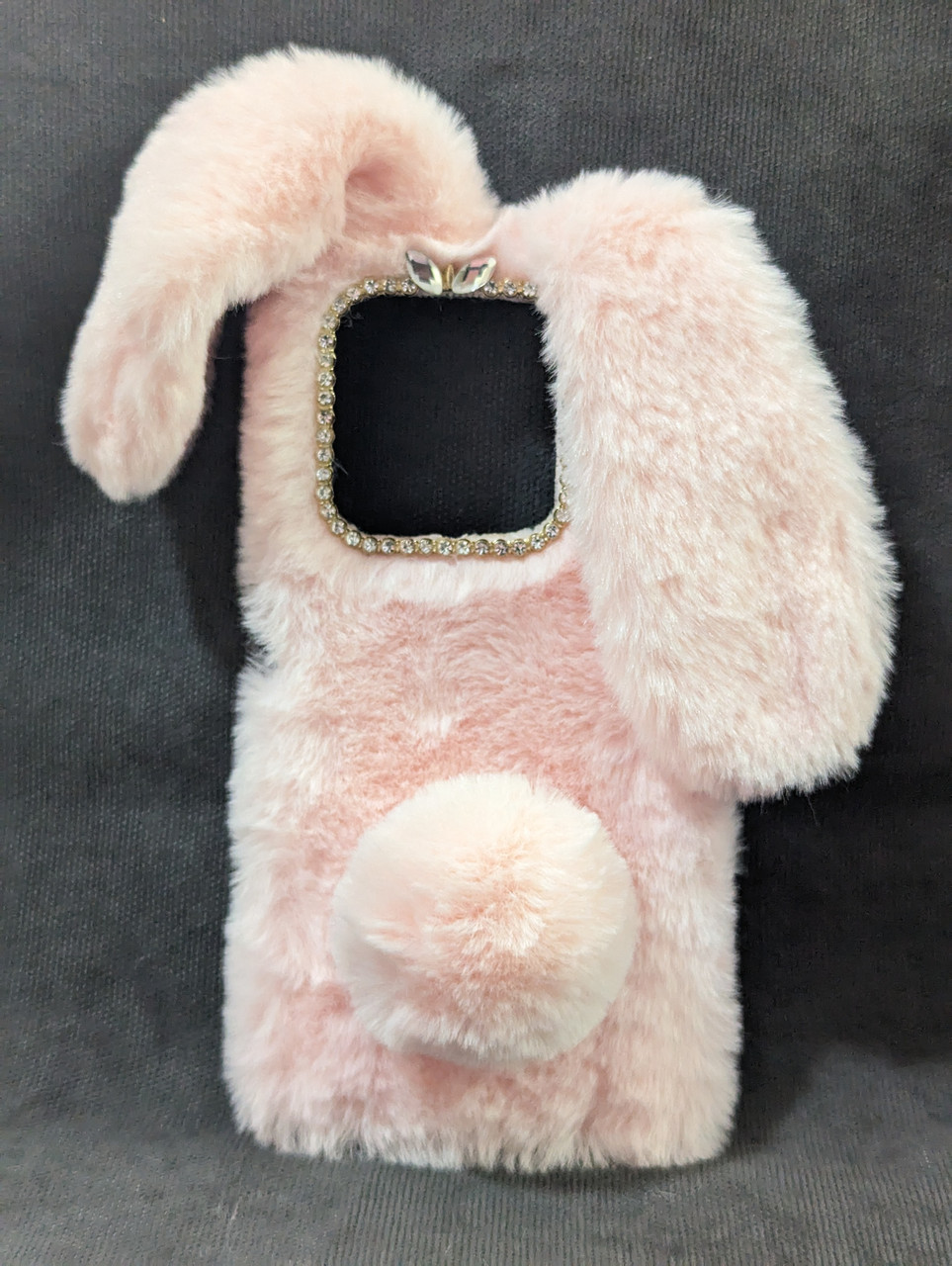 Чехол кролик для Redmi Note 13 мягкий чехол для Xiaomi Redmi Note 13 чехол с ушками для смартфона Розовый - фото 2 - id-p2176581784