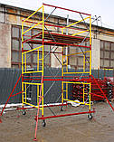 Вишка-тура будівельна, риштування на колесах 2.0 х 2.0 (м) 2+1, фото 10